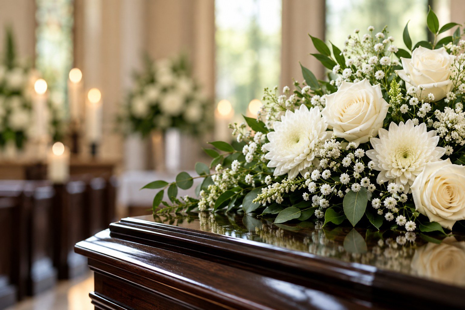 White floral details — photography style reference